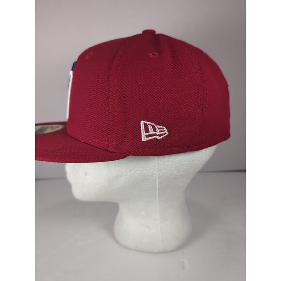 Dominican Republic Hat Cap 2023 World Baseball Classic 59Fifty 6 7/8 Red New Era - Picture 5 of 7